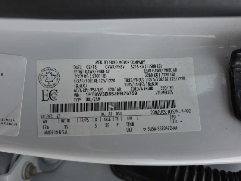 2018 Ford Super Duty F-350 SRW XL