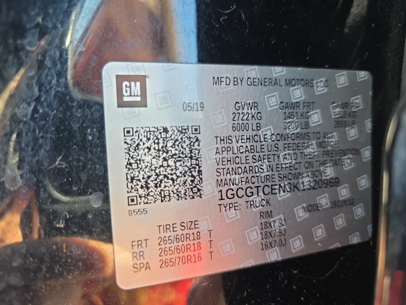 2019 Chevrolet Colorado 4WD LT