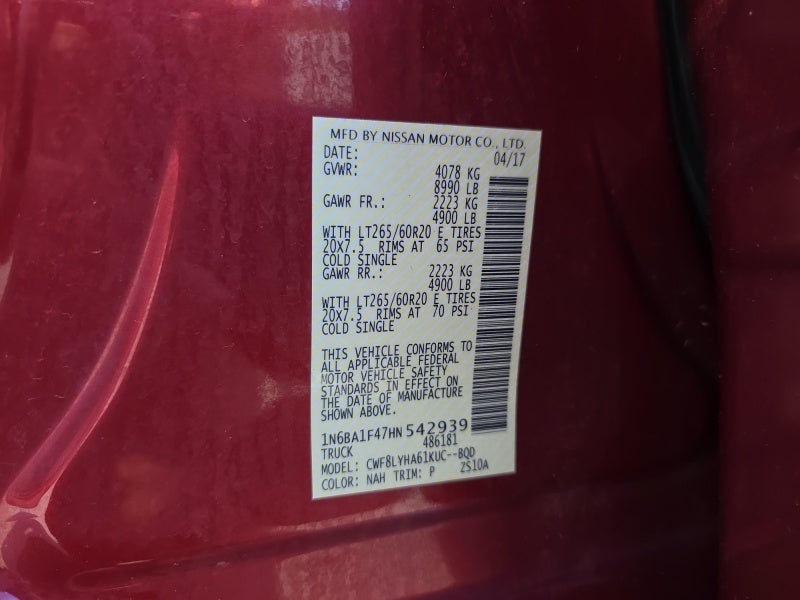 2017 Nissan Titan XD Platinum Reserve