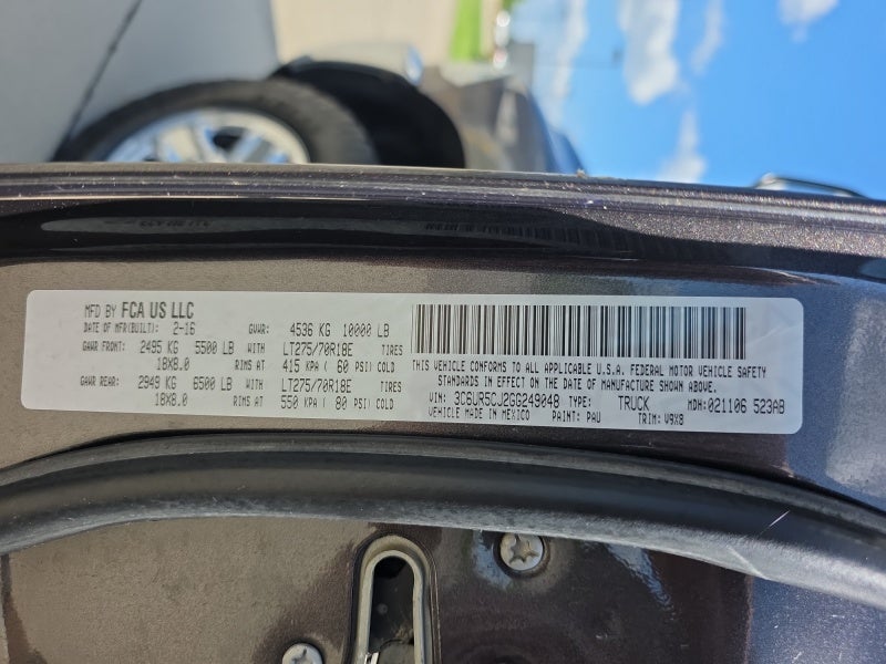 2016 RAM 2500 Tradesman