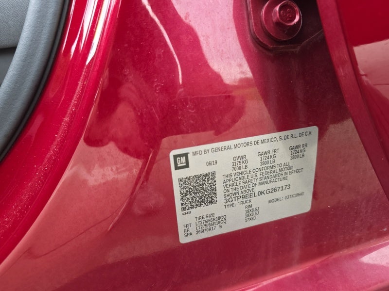 2019 GMC Sierra 1500 AT4
