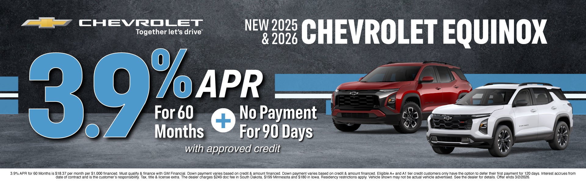 NEW CHEVY OFFERS