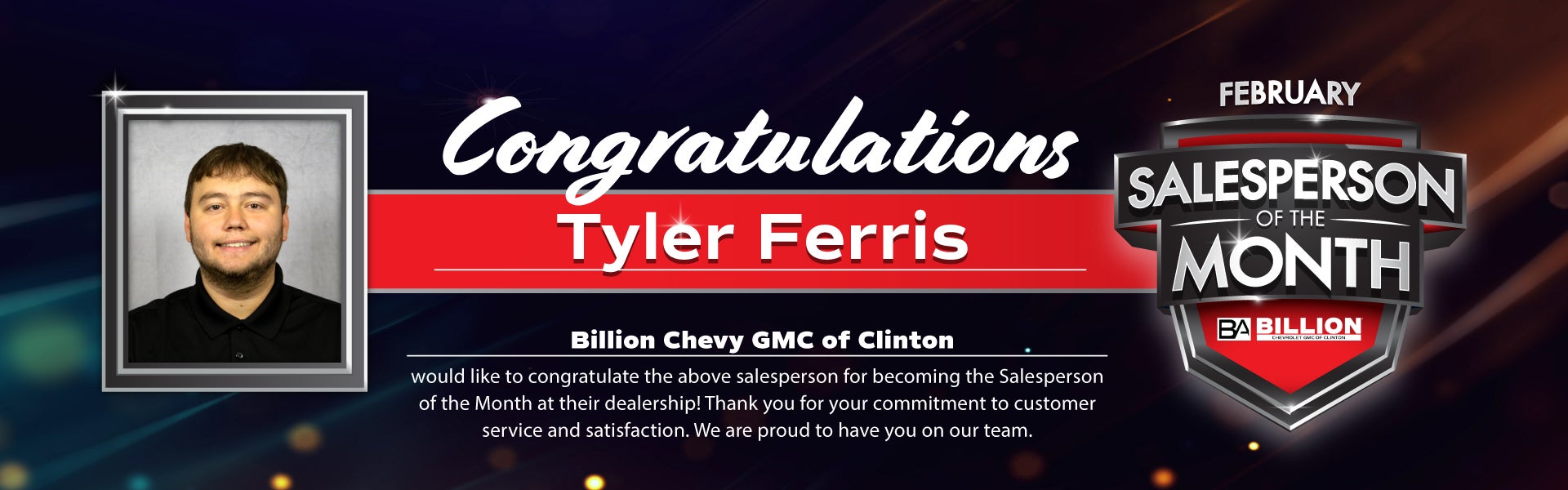 SALESPERSON OF THE MONTH