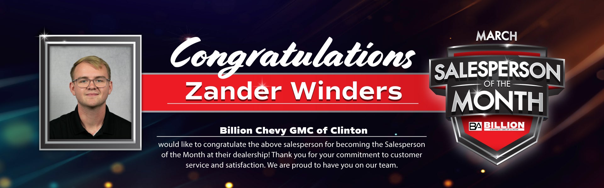 SALESPERSON OF THE MONTH