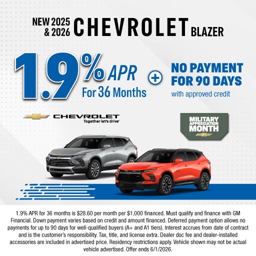 NEW 2025 & 2026 CHEVROLET BLAZER